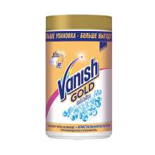 Порошок в банке Vanish OXI White GOLD пятновыводитель для белых тканей 705г