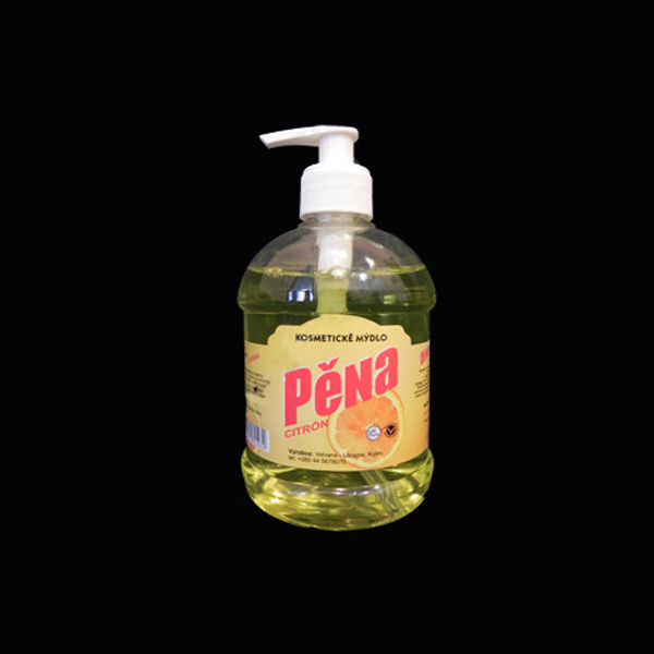 Жидкое мыло с дозатором PENA лимон 450г