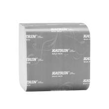 Туалетная бумага в листах KATRIN 89735 2-х слойная 200 листов целлюлоза