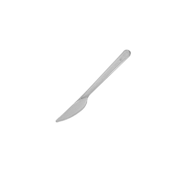 Нож- Ю 17см прозрачный 100шт