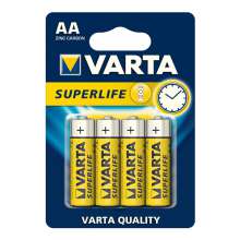 Батарейки VARTA Superlife AA 1.5V ZINK - CARBON 4 штуки в упаковке