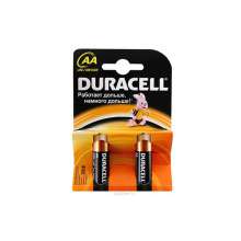 Батарейки DURAСELL Basic AA алкалиновые 1.5V LR6 2 штуки в упаковке | Бельгия