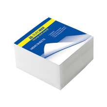 Блок склеенный белой бумаги для заметок BuroMax 80х80 | 500 листов