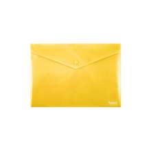 Папка-конверт на кнопке Axent жёлтая