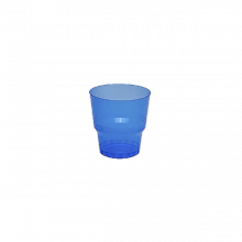 Стакан-Ю стеклоподобный 200мл 25 штук синий (метка-200)