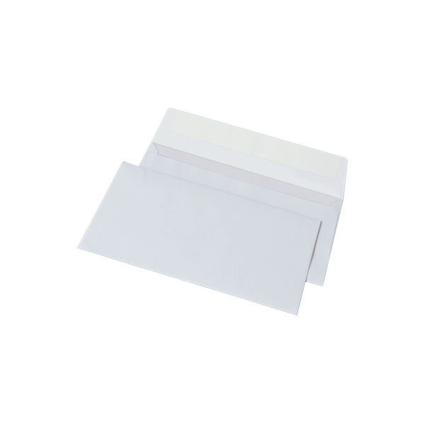 Конверт DL 110х220мм белый СКЛ | термоупаковка
