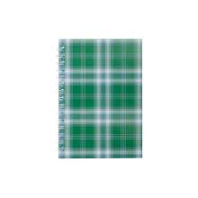 Тетрадь на пружине сбоку А6 BuroMax "Shotlandka" 48 листов | зелёная, клетка, картонная обложка