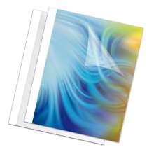 Обложки А4 пластиковые для термопереплета Standing 4мм | белые, толщина 33-43 листа