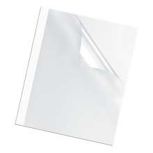 Обложки А4 пластиковые для термопереплета Standing 6мм | белые, толщина 44-60 листов