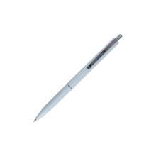 Ручка шариковая автоматическая BuroMax синяяLOGO2U (тип Schnider) 1 мм | корпус белый