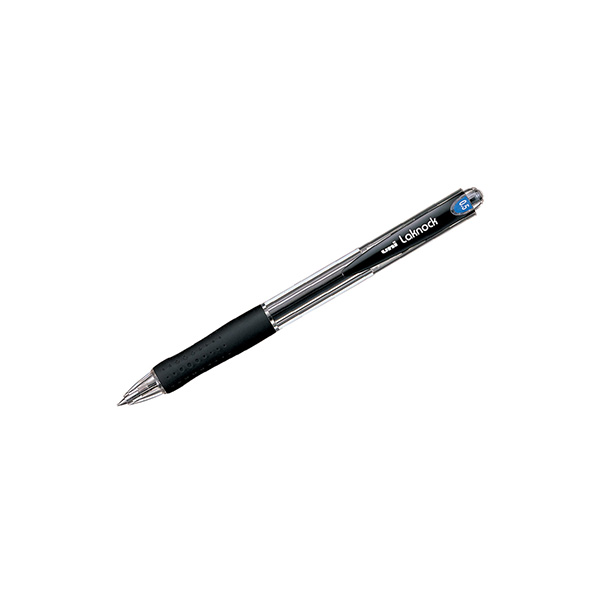 Ручка шариковая автоматическая uni LAKNOCK micro 0.5мм | черная