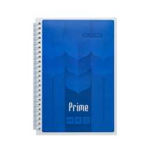 Тетрадь на пружине BuroMax PRIME А5 96 листов в клетку | картонная обложка, синий