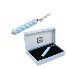 Ручка шариковая LANGRES "Secret" с кристаллами в подарочном футляре | цвет синий