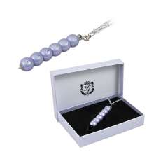 Ручка шариковая LANGRES "Secret" с кристаллами в подарочном футляре | цвет фиолетовый
