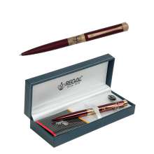 Шариковая ручка REGAL в подарочном футляре L | цвет бордовый
