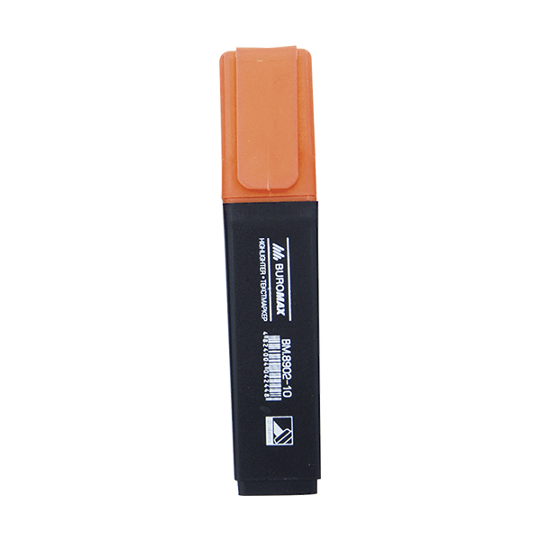 Текстовый маркер BuroMax JOBMAX 2-4 мм | водная основа цвет оранжевый